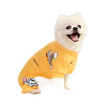 Dog cat four-legged pajamas warm air conditioning clothing pet clothing supplies small dog clothing