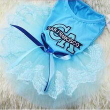 Spring and summer dog cat clothes skirt pet supplies love skirt spot manufacturers wholesale