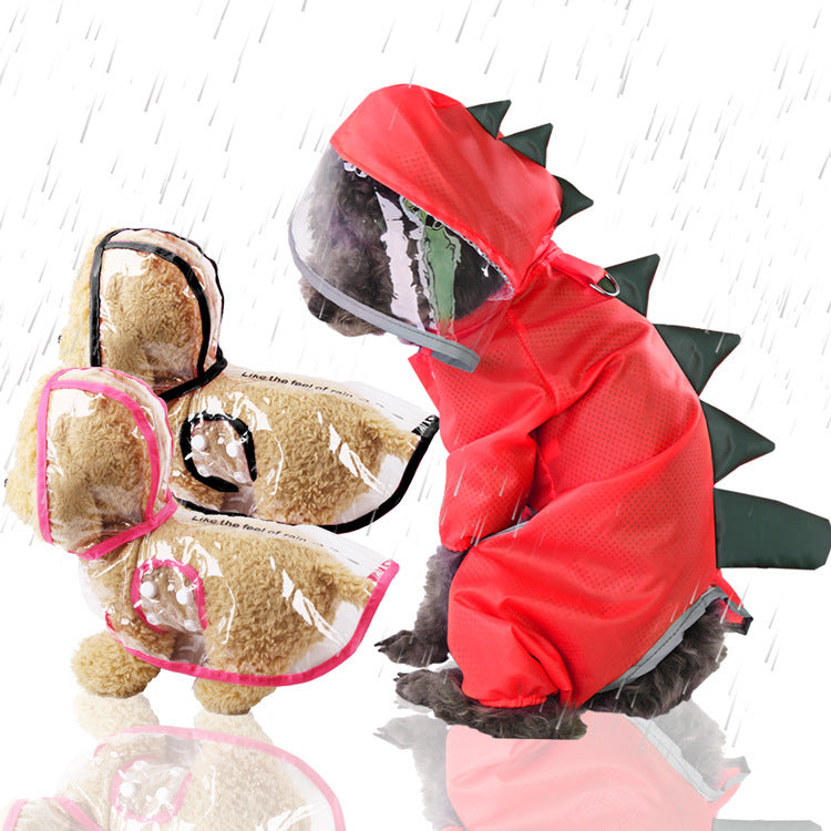 Breathable and environmentally friendly raincoat for dogs
