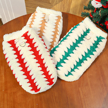 Pet clothes - New winter and autumn style plush dog clothes for Christmas