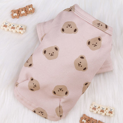 Dog and cat clothes Autumn and winter base coat wrapped edge multi-colored double-sided fleece pet clothes Small medium-sized dog supplies