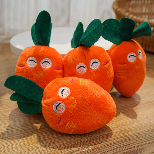 Plush Sound bb Carrot dog and cat toy supplies