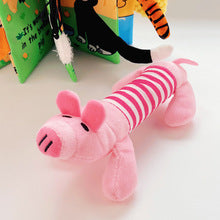 Pet dog cat plush cartoon embroidery bite resistant decompression duck cute sound toy supplies