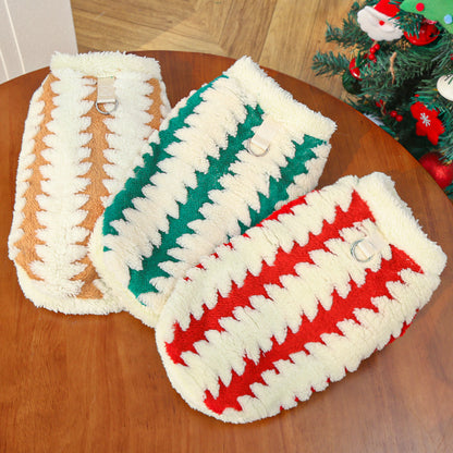 Pet clothes - New winter and autumn style plush dog clothes for Christmas