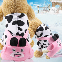 Autumn and winter four legs to warm pet dog cat clothes Autumn and winter clothing supplies warm and thick