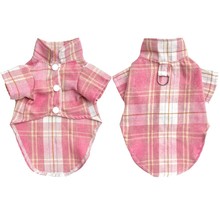 Plaid shirt suit wedding dress dog and cat costume