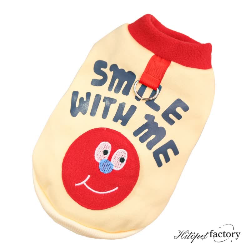 Winter and autumn fleece pullover for pet dogs