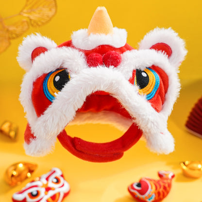 Autumn and winter warm funny New Year tiger hat