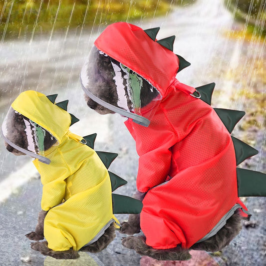 Breathable and environmentally friendly raincoat for dogs