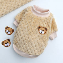 Big dog dog clothes cat pet clothes autumn and winter new pet supplies two feet clothing plaid