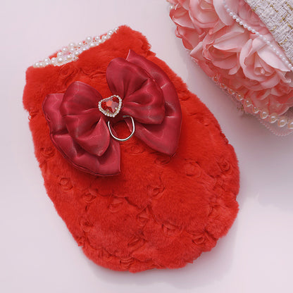 Fashion new warm small fragrant pet dog cat clothing supplies clothing wholesale