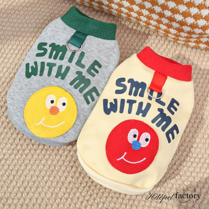 Winter and autumn fleece pullover for pet dogs