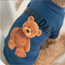 Cute autumn and winter warm Korean version of dog cat pet teddy clothing supplies than bear hoodie manufacturers