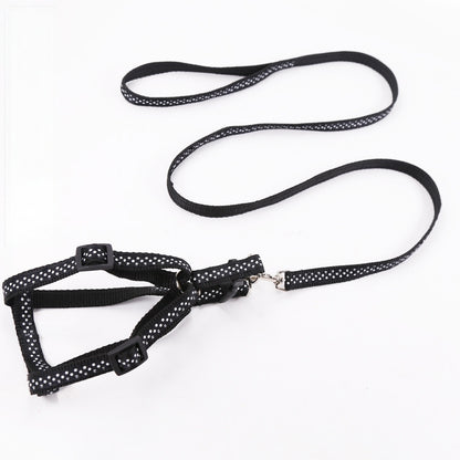 Nylon outdoor explosion-proof impact leash walking dog chain cat traction chest strap supplies manufacturers wholesale