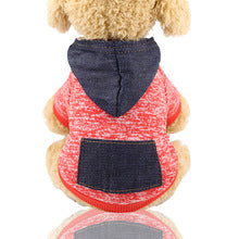 Autumn and winter fleece hoodie pocket two-legged sports wind pet dog cat clothes wholesale outdoor manufacturers