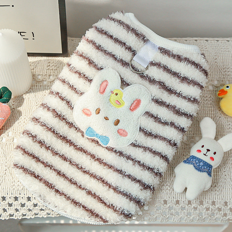 Teacup dog puppies, cats, autumn and winter fleece warm pet supplies