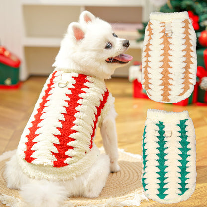 Pet clothes - New winter and autumn style plush dog clothes for Christmas