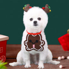 Instagram's new Korean Christmas elk candy cake Olaf dog bib Pet drool towel Cat dog bib