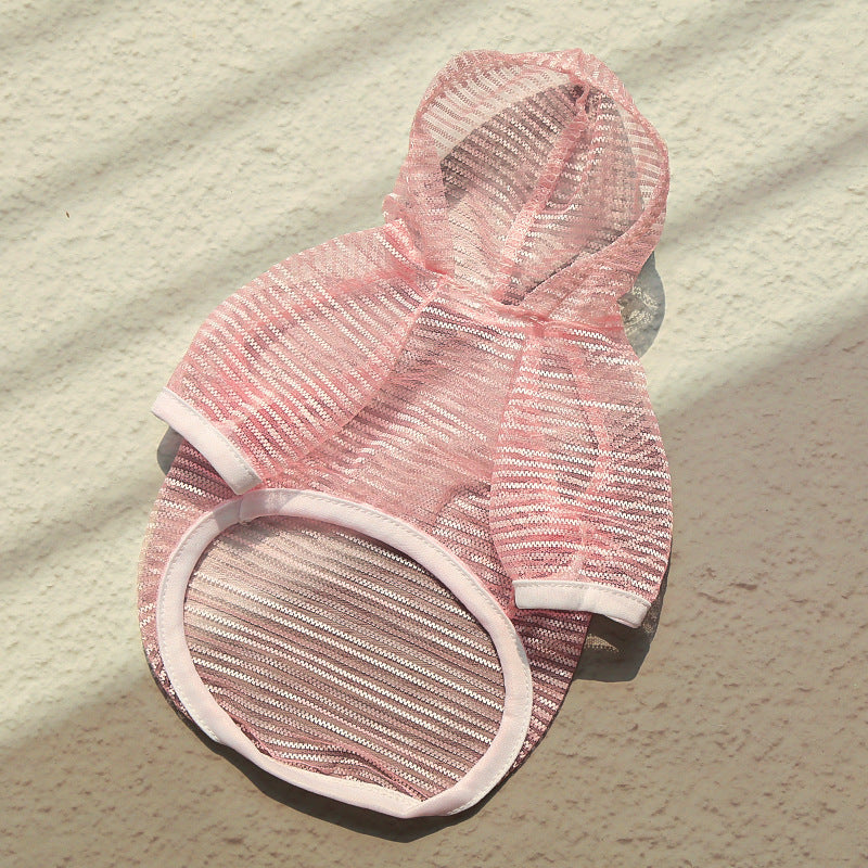 Spring and summer  sun-protective and breathable  pet clothing for puppies and kittens