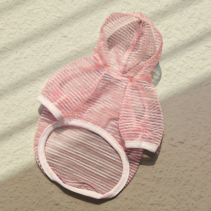 Spring and summer  sun-protective and breathable  pet clothing for puppies and kittens