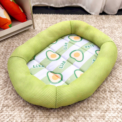 Spring and summer breathable dog bed and cat bed