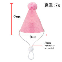 Pet ins wind birthday drool towel bib scarf Dog cat hat accessories wholesale factory direct sales