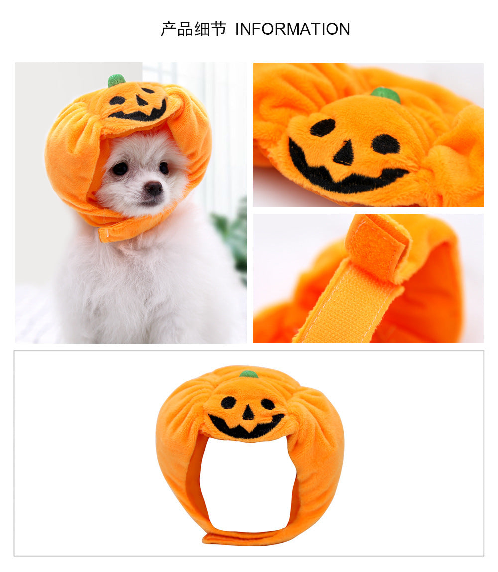 Pumpkin hat Halloween decoration headgear supplies