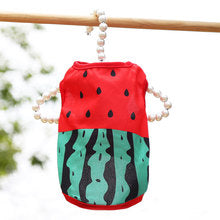 Watermelon vest Crab Spring/Summer Mesh Breathable Dog Clothing Vest Cat pet supplies Teddy Comfort