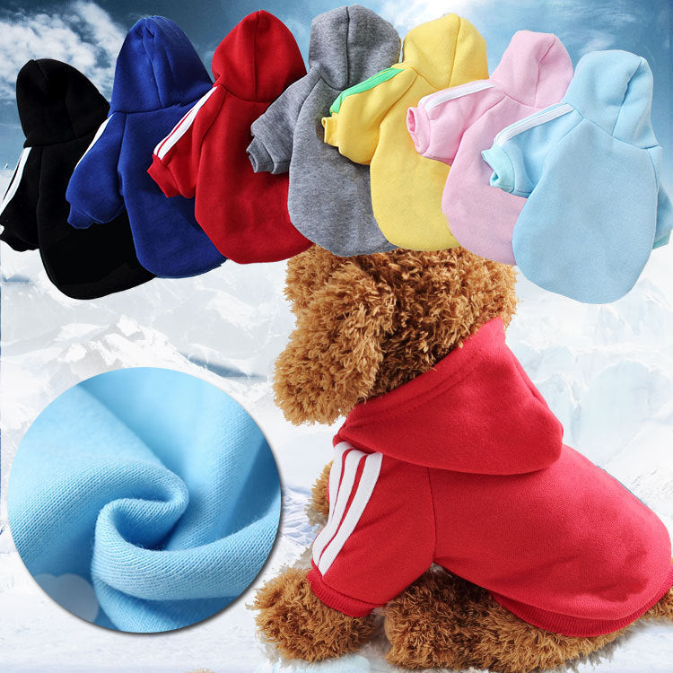 Spot pet big dog dog clothes hoodie sports series cat supplies new autumn and winter manufacturers wholesale
